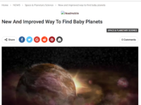 New and improved way to find baby planets