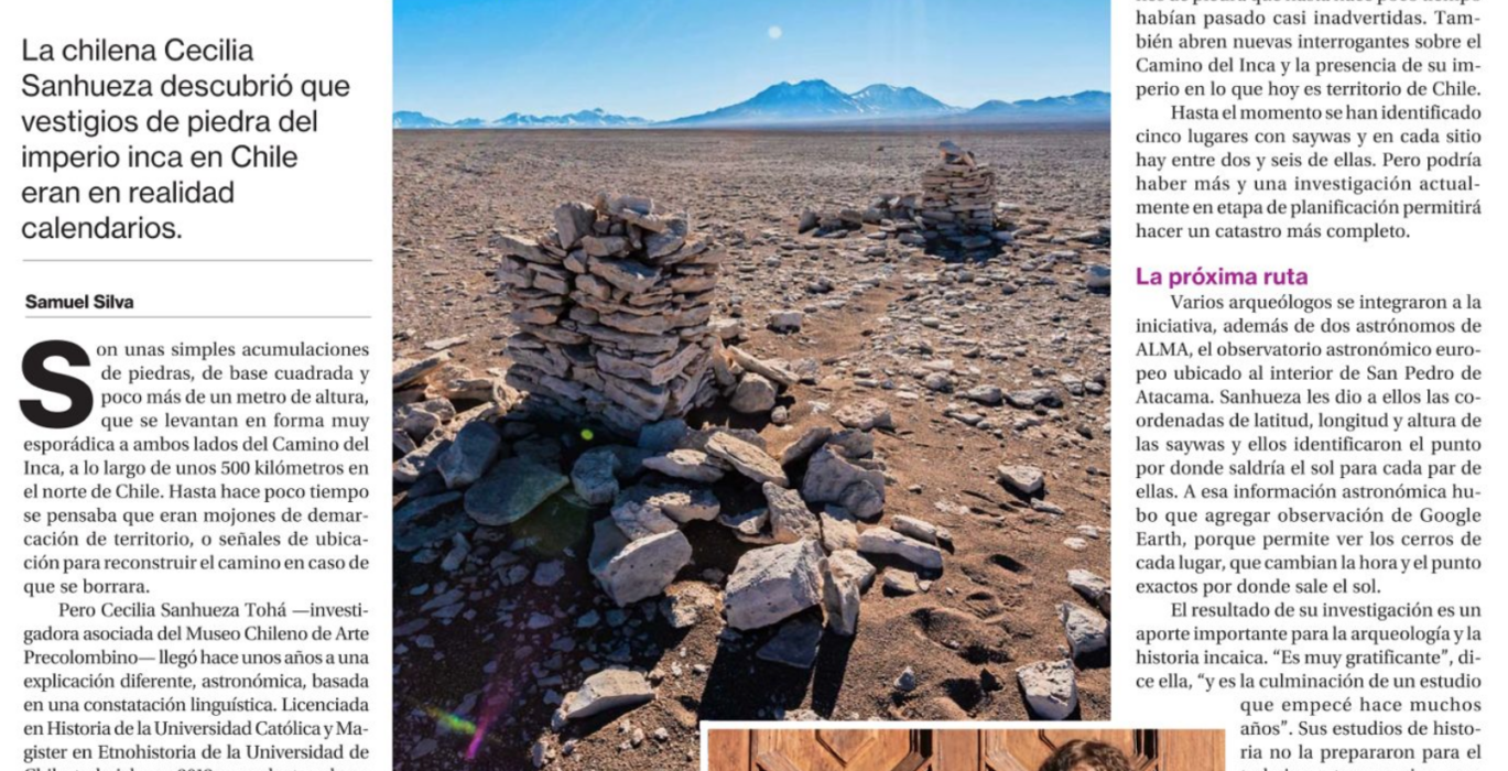 La historiadora que sigue la huella del sol en el desierto