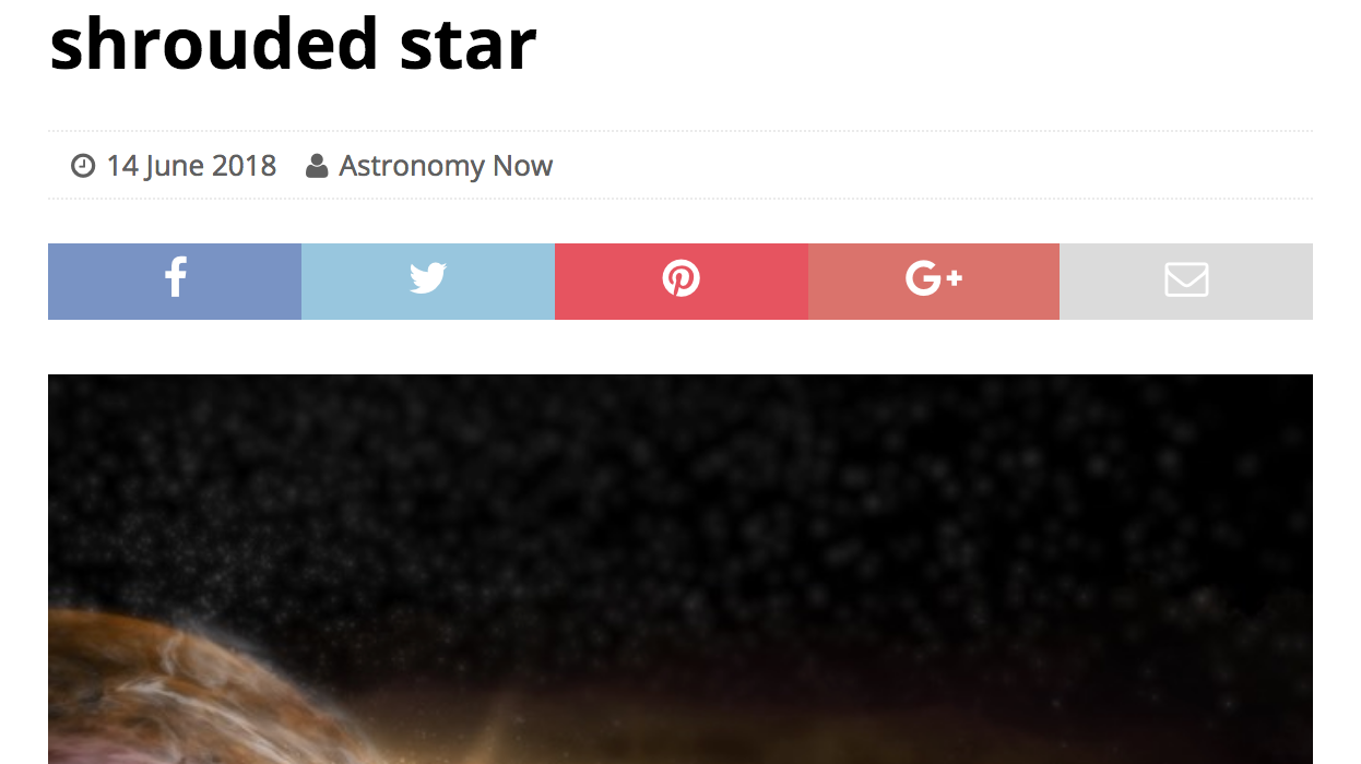 Three planets found around dust-shrouded star