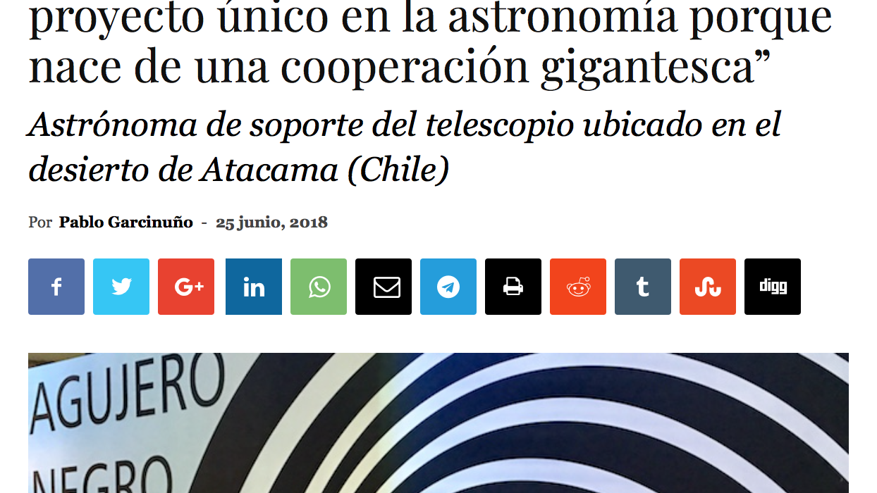 Evanthia Hatziminaoglou: “ALMA es un proyecto único en la astronomía porque…"