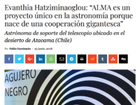 Evanthia Hatziminaoglou: “ALMA es un proyecto único en la astronomía porque…"