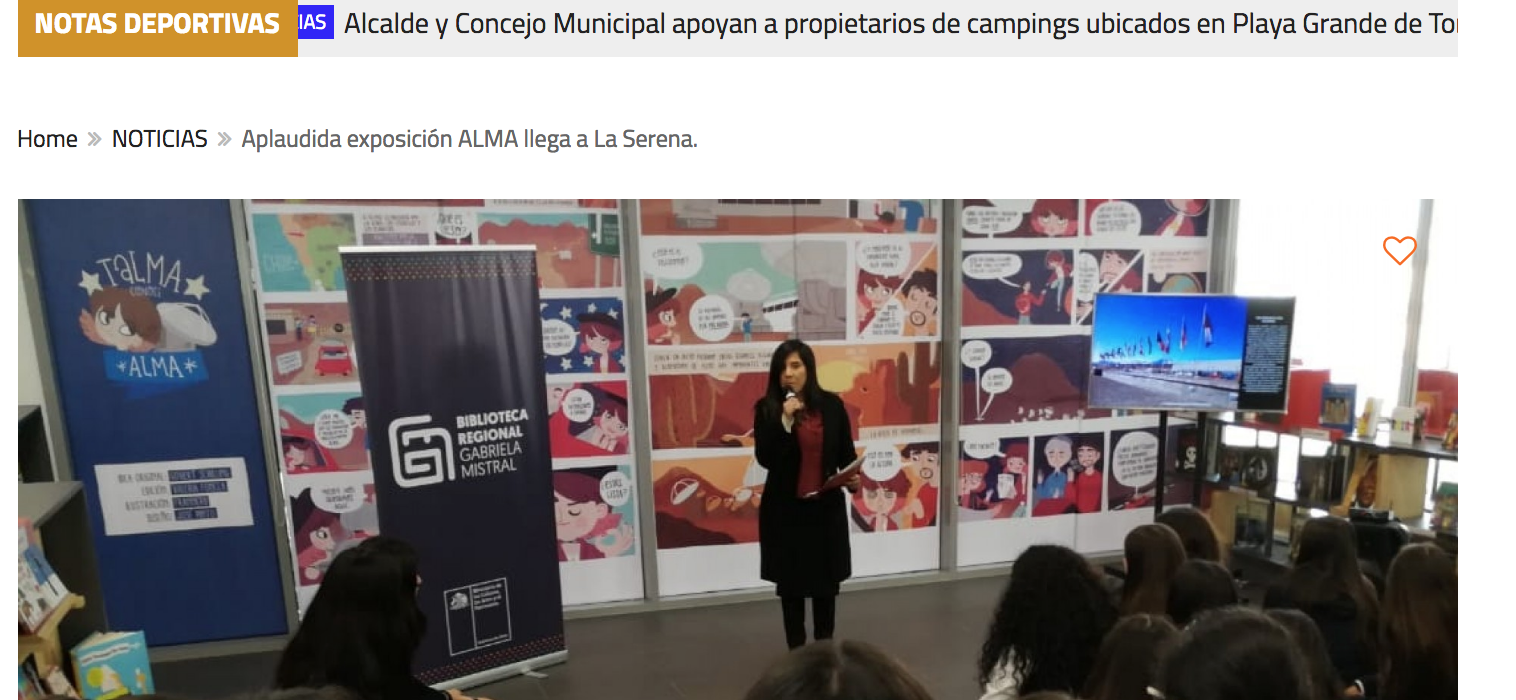 Aplaudida exposición ALMA llega a La Serena