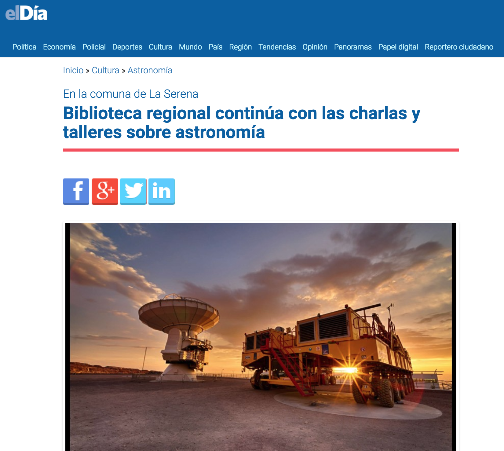 Biblioteca regional continúa con las charlas y talleres sobre astronomía
