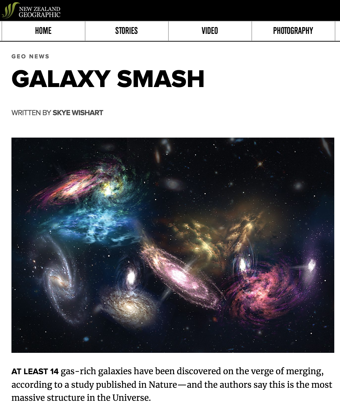 Galaxy smash