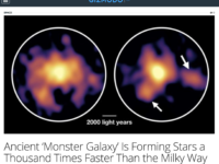 Ancient ‘Monster Galaxy’ Is Forming Stars a Thousand Times Faster Than the Milky Way