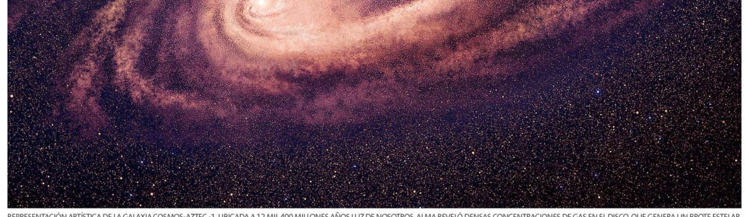 Esta "monstruosa" galaxia crea mil veces más estrellas que la nuestra