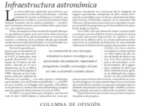 Infraestructura Astronómica