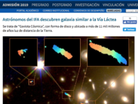 Astrónomos del IFA descubren galaxia similar a la Vía Láctea