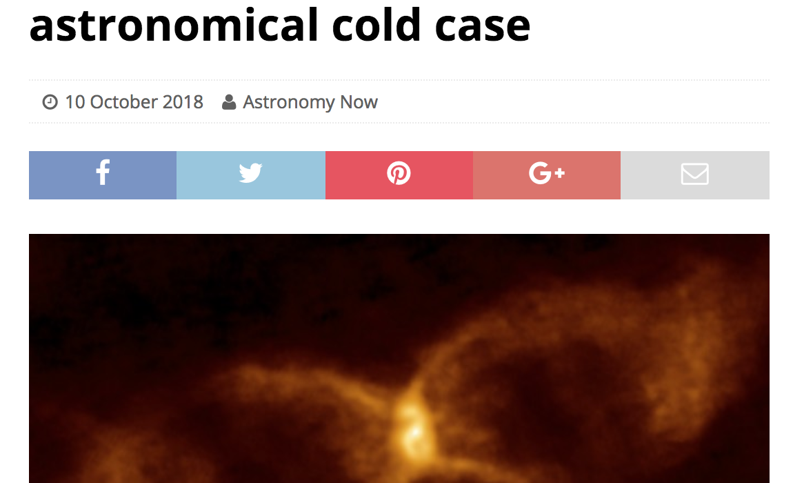 ALMA helps solve an astronomical cold case