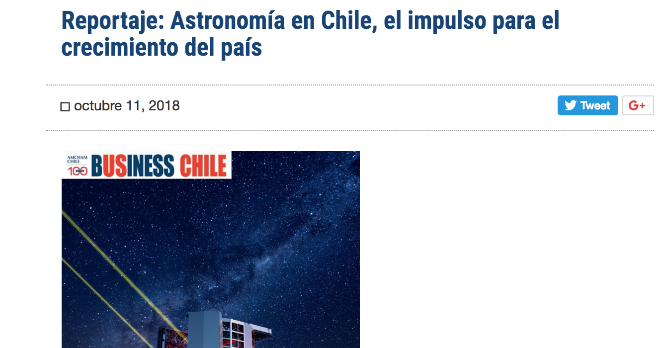 Astronomía en Chile, el impulso para el crecimiento del país
