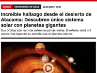 Increíble hallazgo desde el desierto de Atacama: Descubren único sistema solar con planetas gigantes