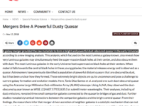 Mergers Drive A Powerful Dusty Quasar