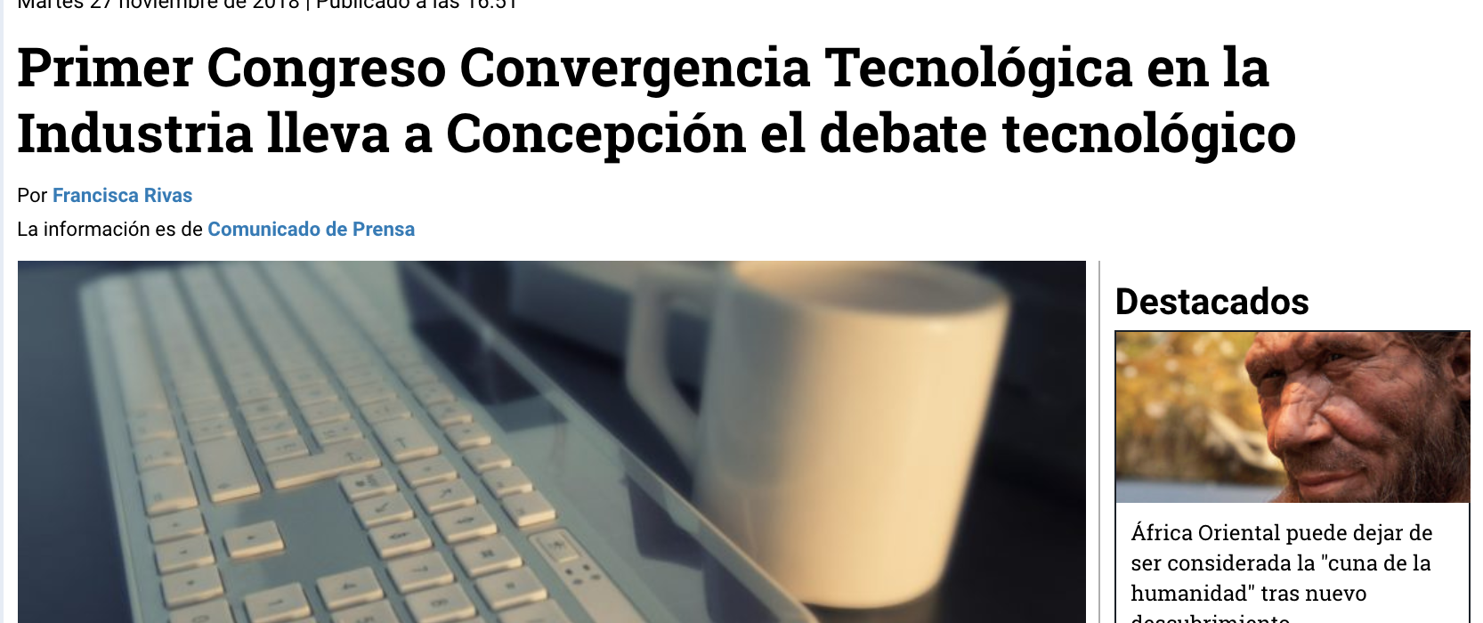 En Concepción se realiza Primer Congreso Convergencia Tecnológica en la Industria