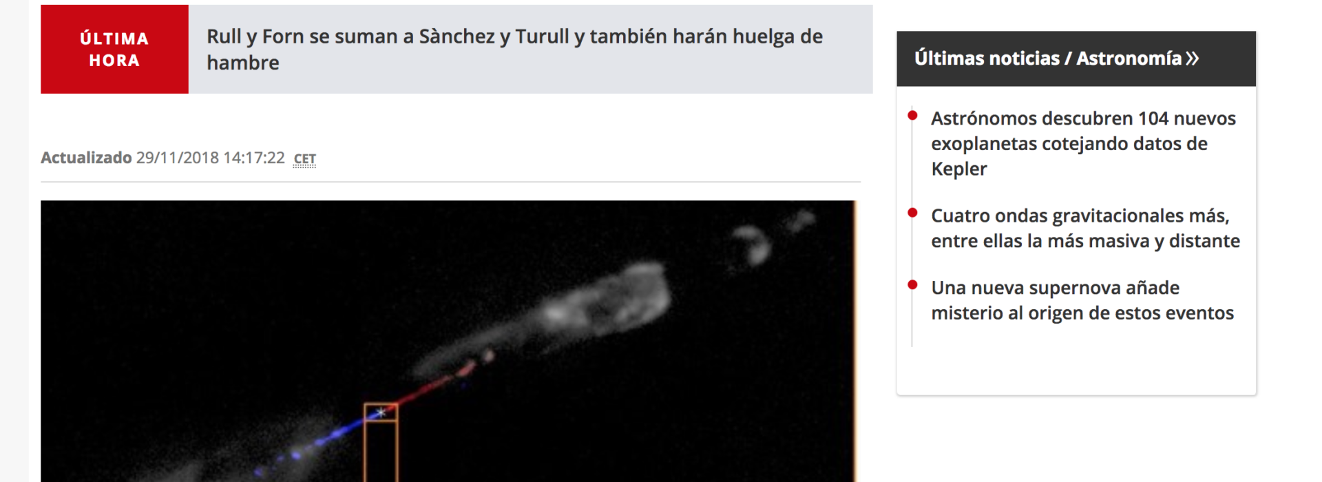 ALMA detecta campos magnéticos en el chorro de una protoestrella