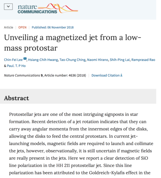 Unveiling a magnetized jet from a low-mass protostar