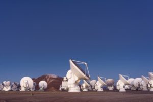 ALMA dance of antennas at night - Timelapse for “Afterite” Ballet