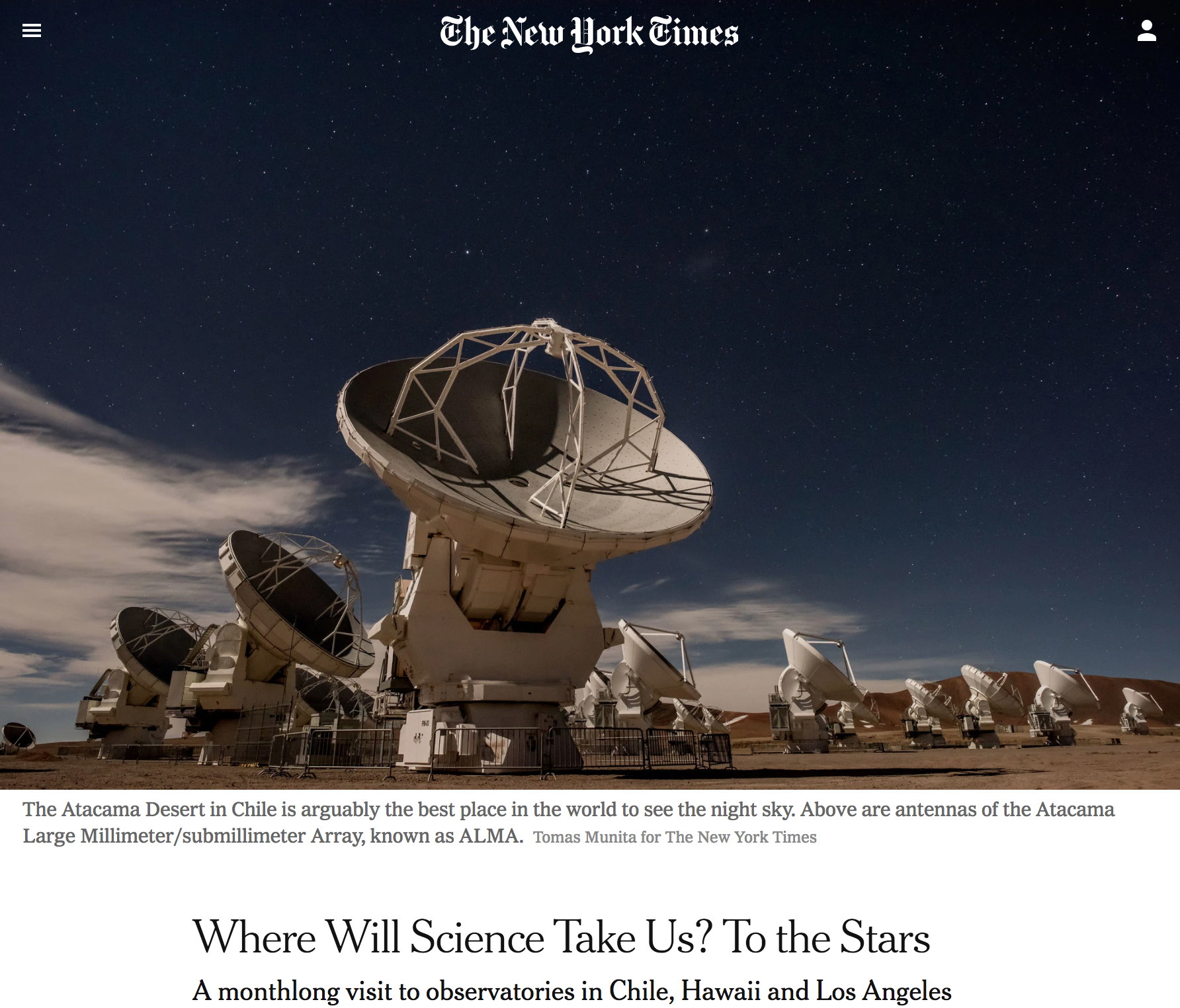 Where Will Science Take Us? To the Stars