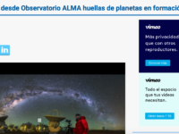 Descubren desde Observatorio ALMA huellas de planetas en formación