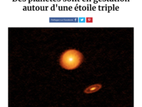 Des planètes sont en gestation autour d'une étoile triple