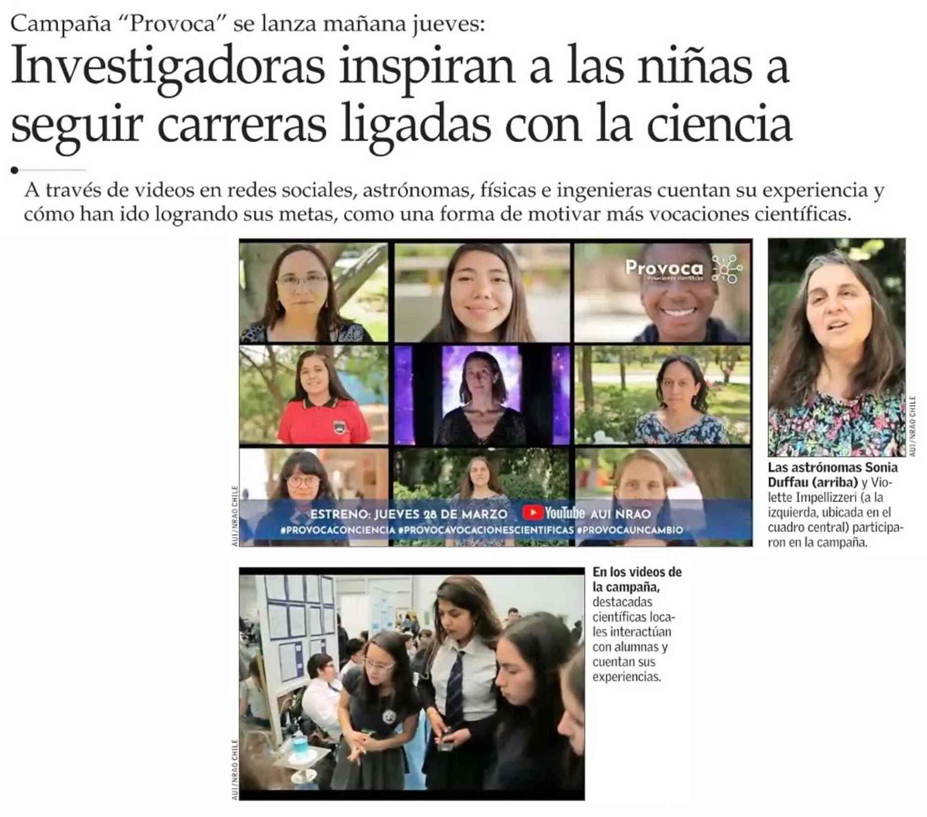Investigadoras inspiran a las niñas a seguir carreras ligadas con la ciencia
