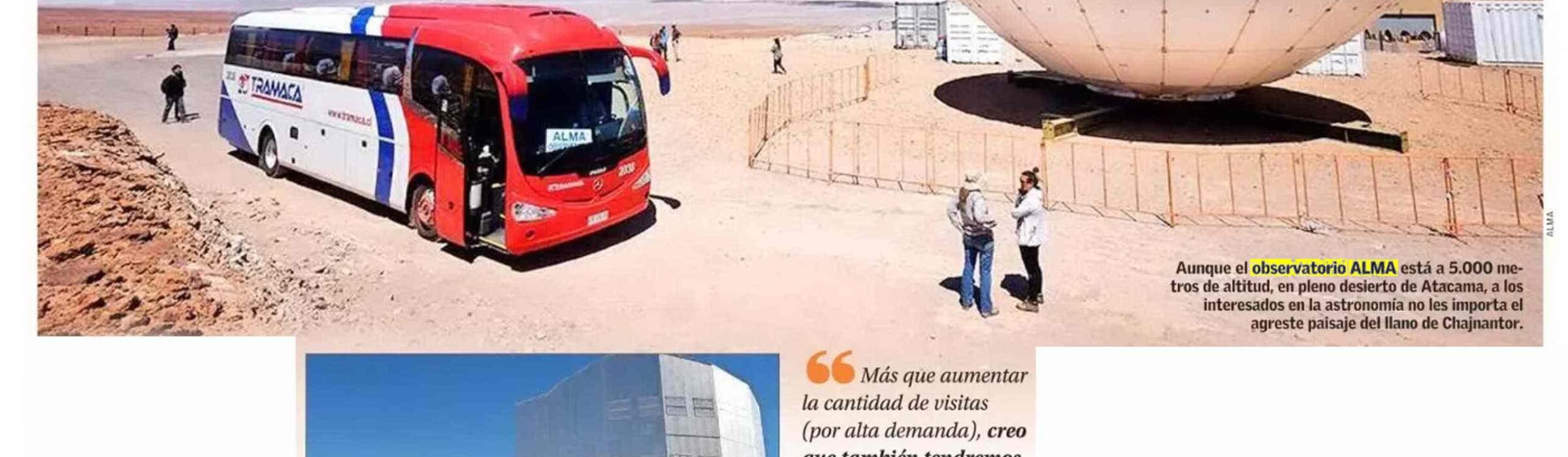 Observatorios del norte no dan abasto ante creciente aumento de visitantes