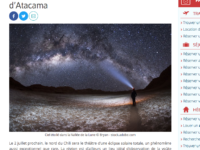 Chili: observer les étoiles dans le désert d’Atacama