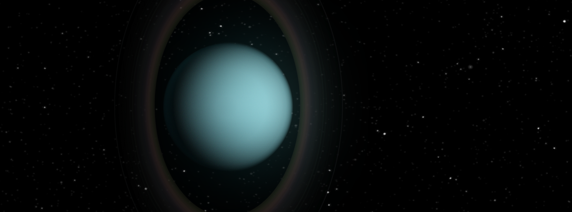Anillos planetarios de Urano brillan en luz fría