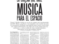 La Chilena que hace música para el Espacio