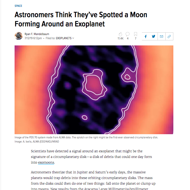 Astronomers Think They’ve Spotted a Moon Forming Around an Exoplanet