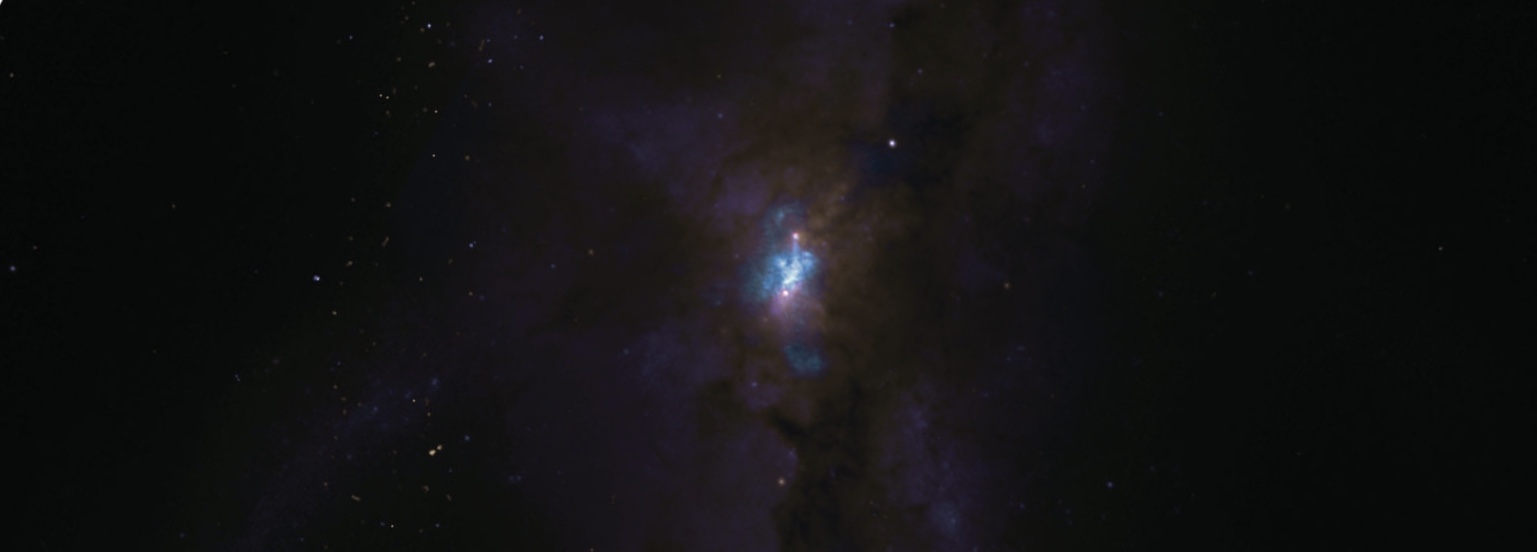 The Turbulent Life of Two Supermassive Black Holes Caught in a Galaxy Crash