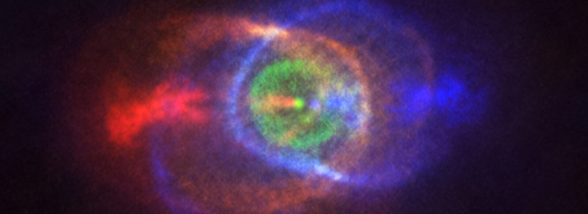 ALMA capta los resultados de una batalla estelar