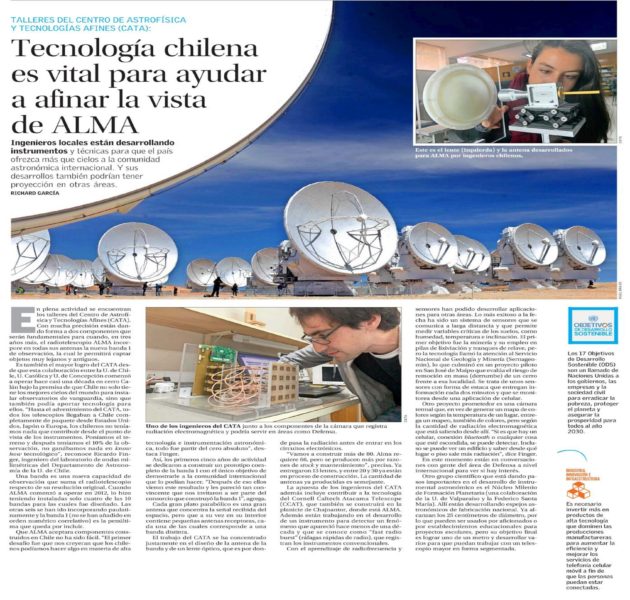 Tecnología chilena es vital para ayudar a afinar la vista de ALMA