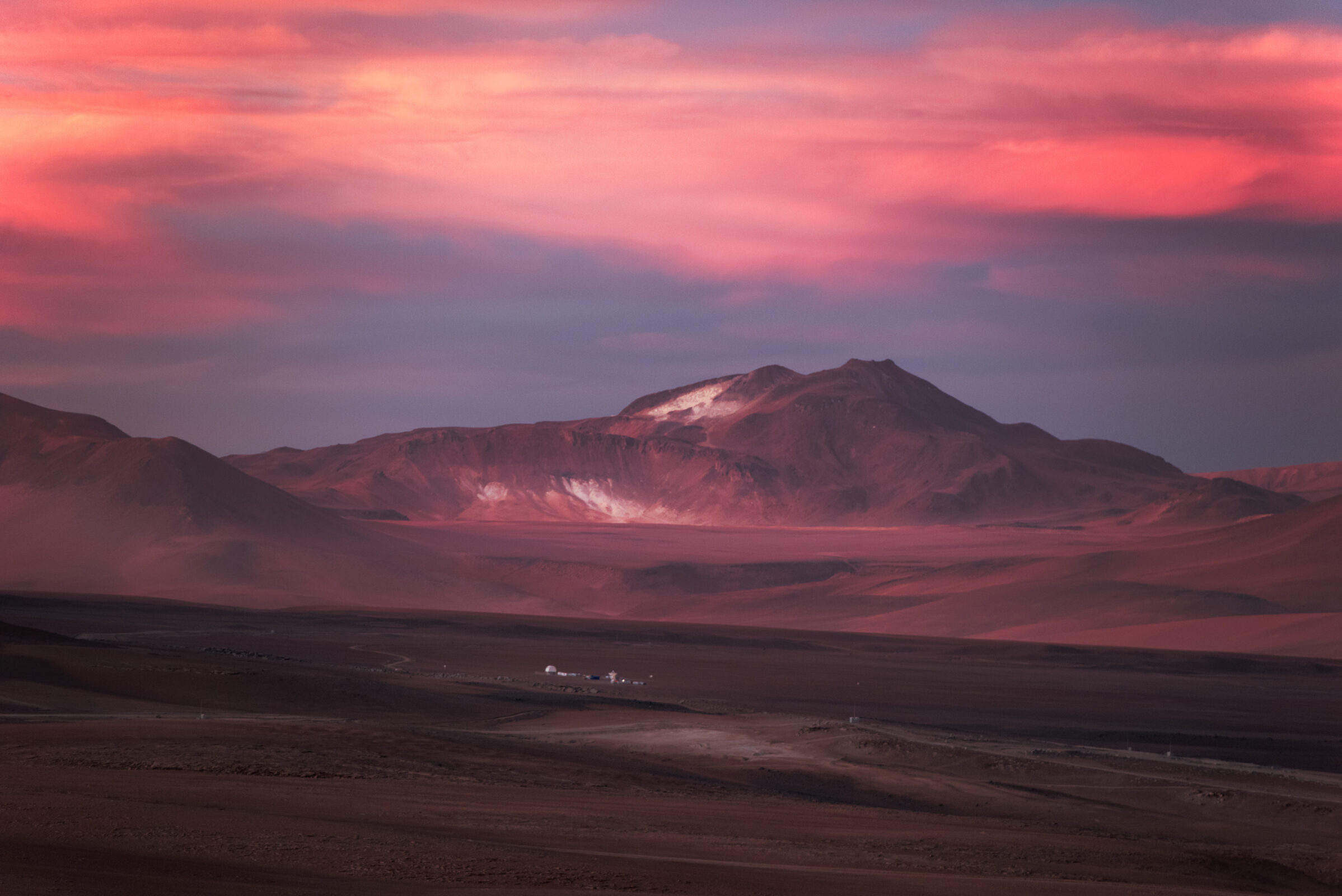 Chajnantor plateau in northern Chile