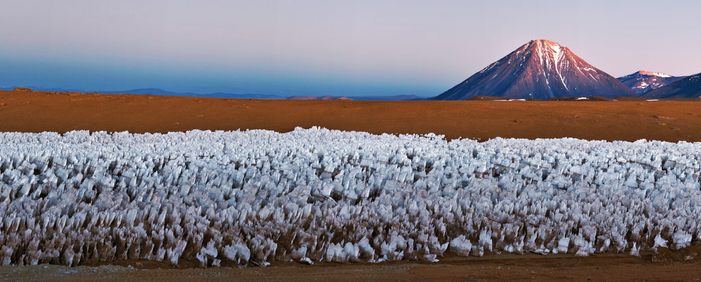 Iconic, conical Licancabur watches over Chajnantor