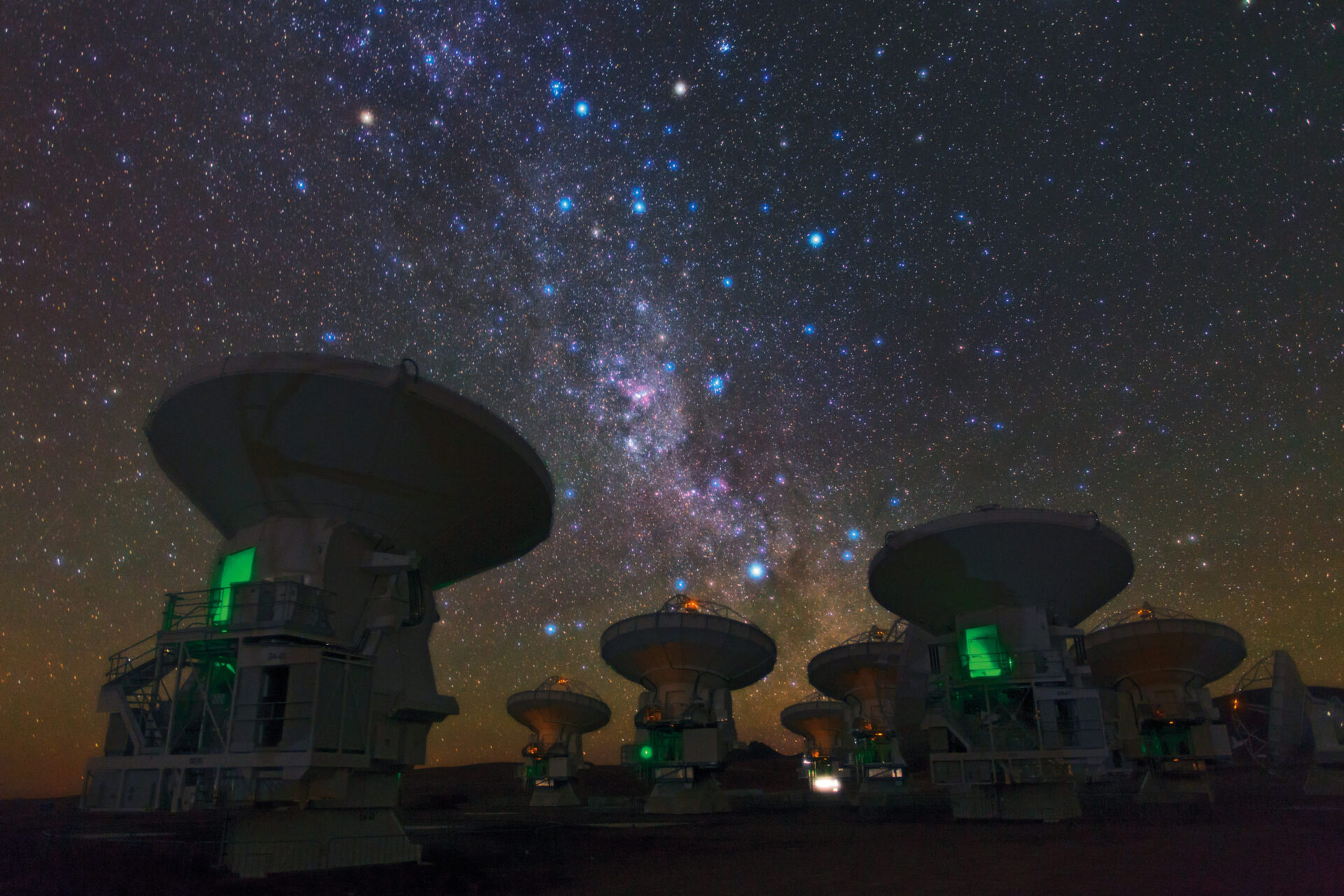 The southern Milky Way above ALMA