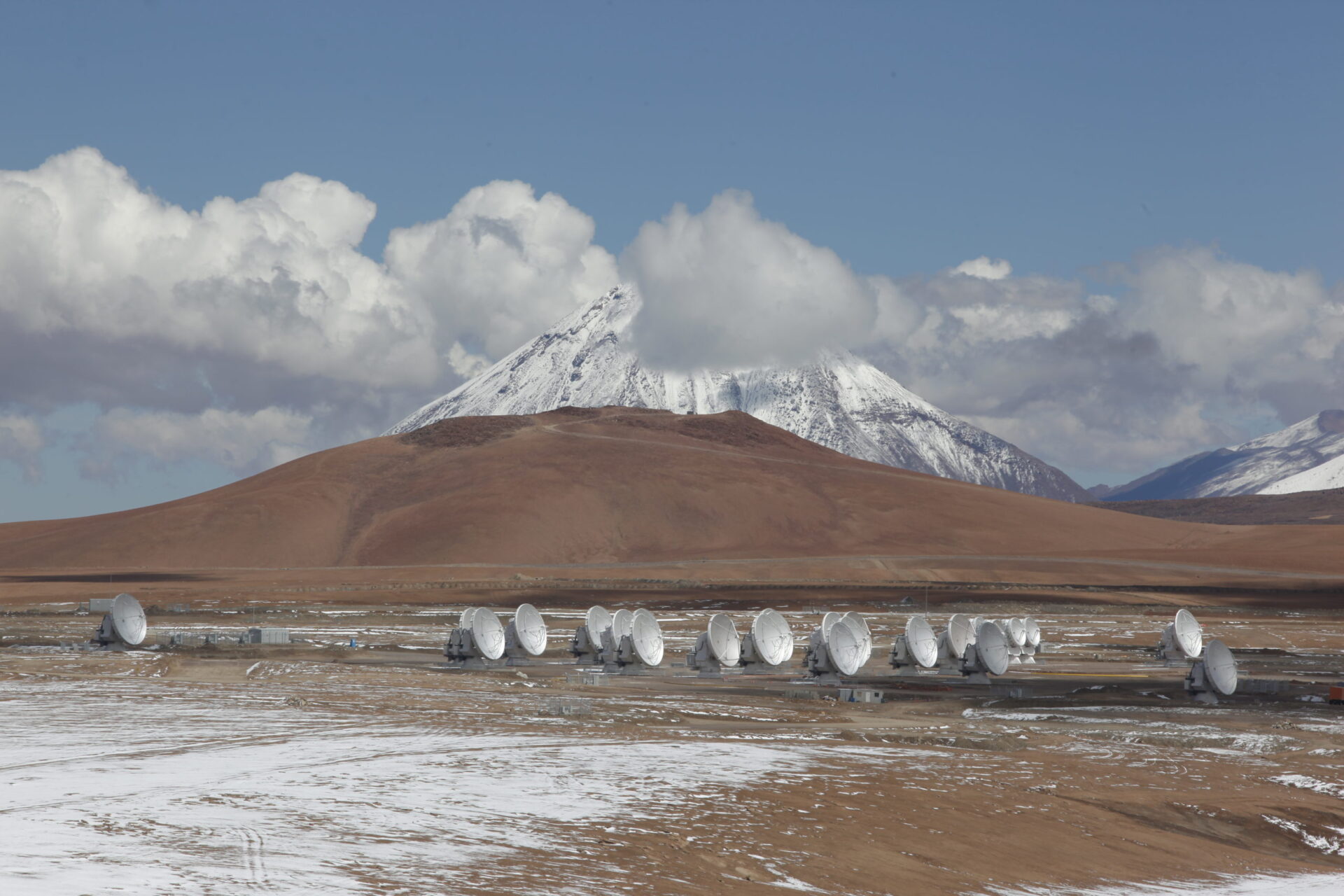 Vista de las antenas de ALMA