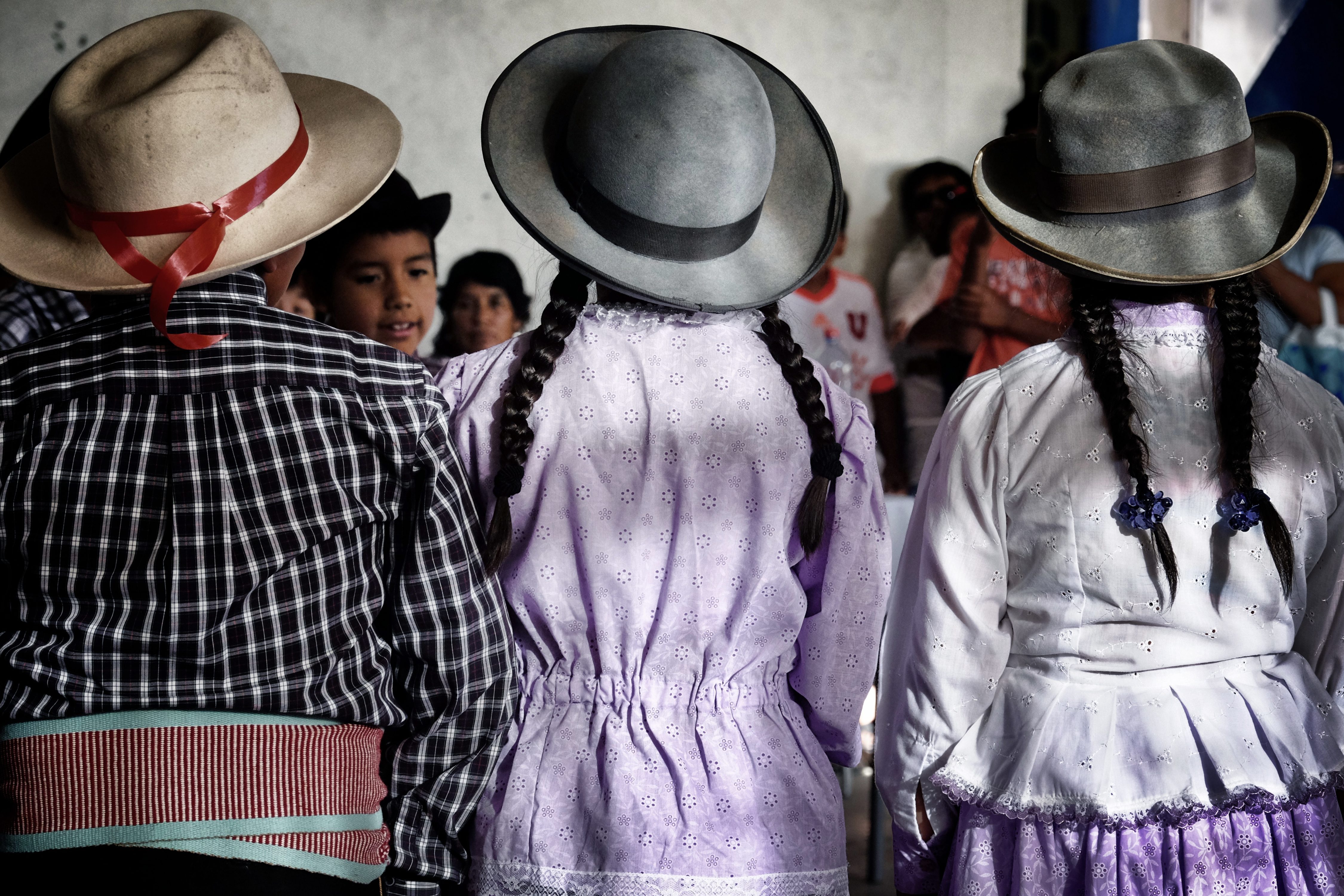 ALMA has kept close relations with the local communities of Atacama and has been supporting them in different projects through the years by means of grant funds. In this photo, a group of children from Toconao prepare for a traditional presentation/ceremony. Credit: R. Bennett – ALMA (ESO / NAOJ / NRAO)