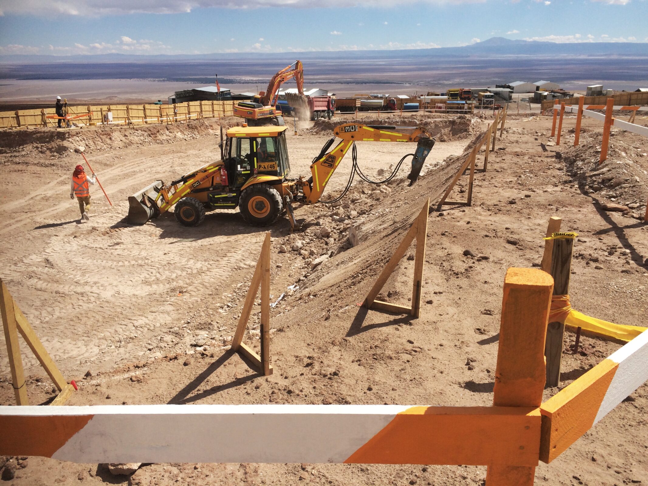 Comienzo de las construcciones en el OSF.