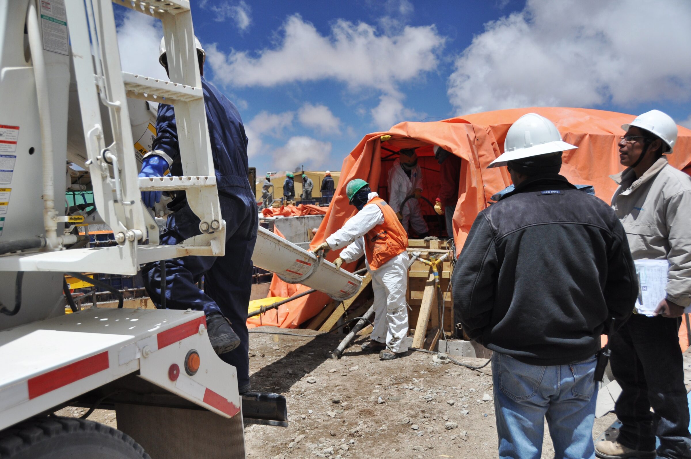 Comienzo de las construcciones en el OSF