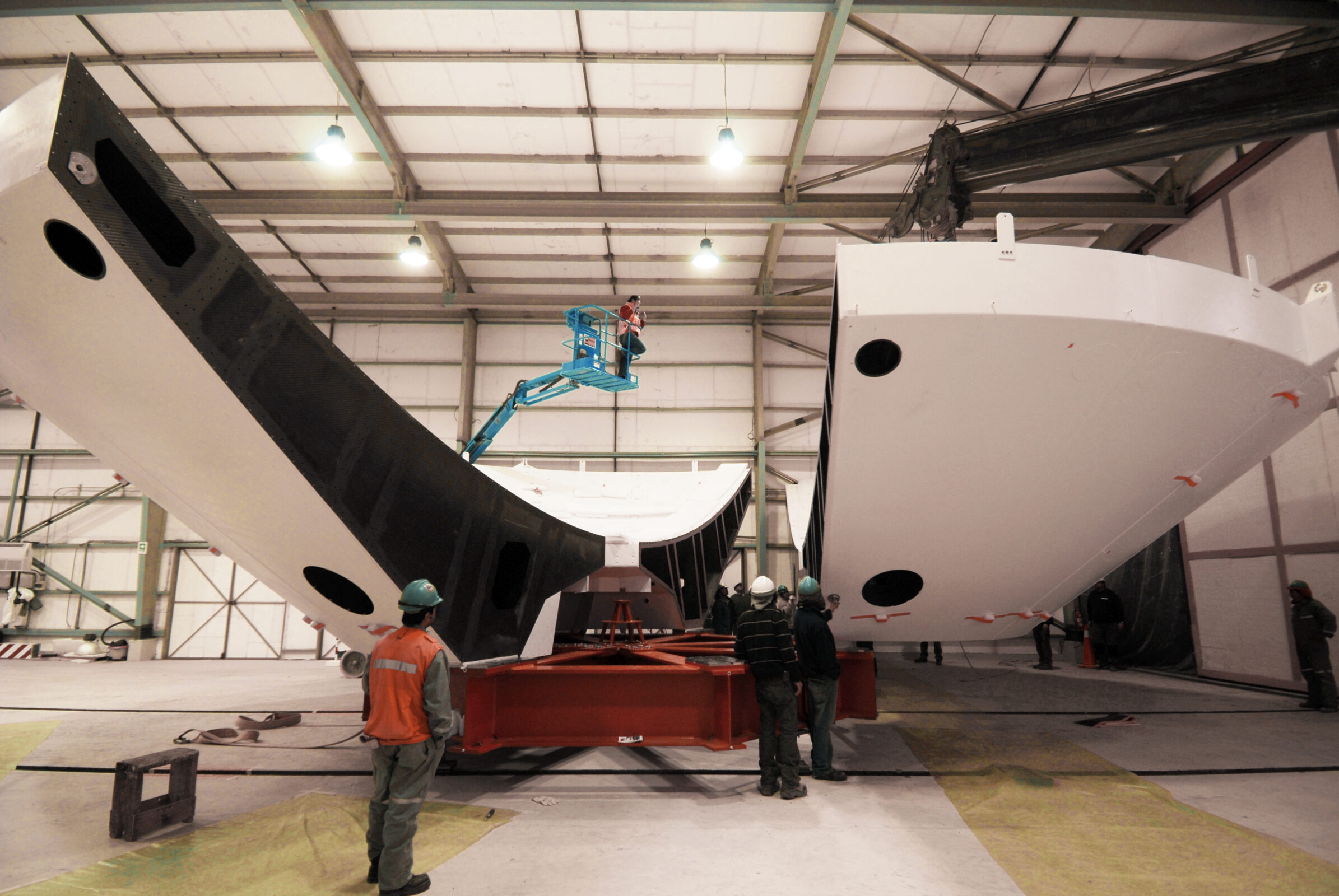 This picture shows the birth of a new antenna