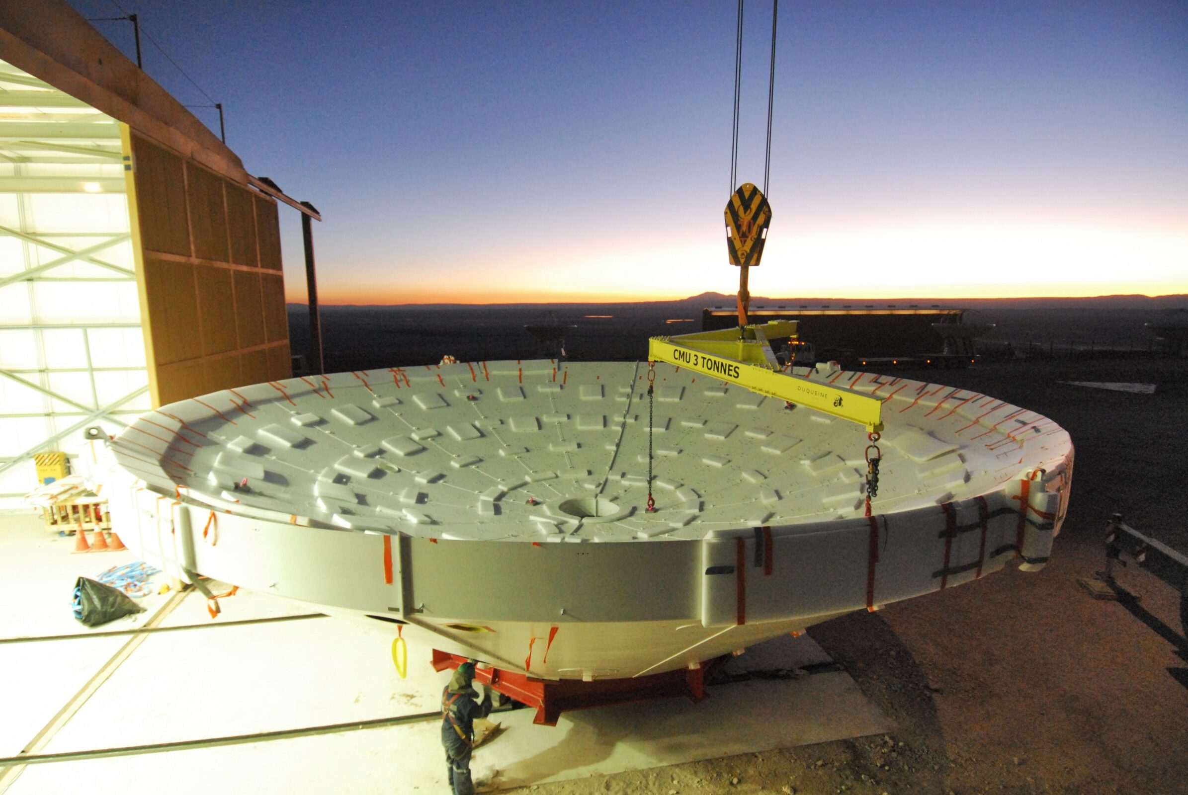 Llegada de piezas de antena