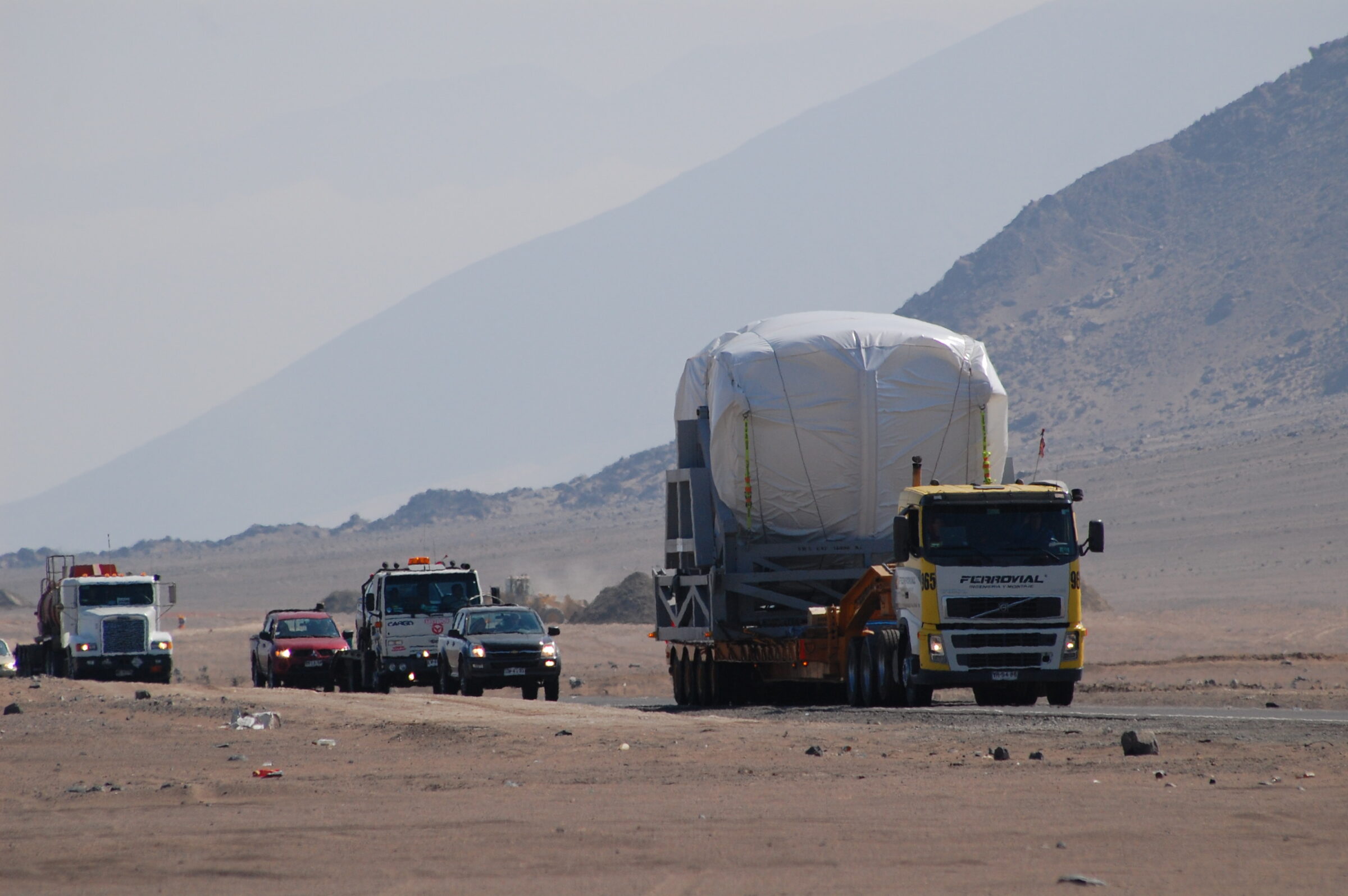 Arrival of American antenna
