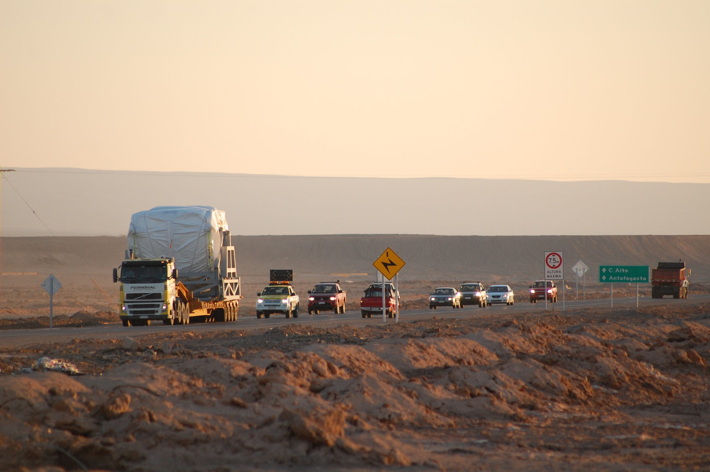 Arrival of American antenna