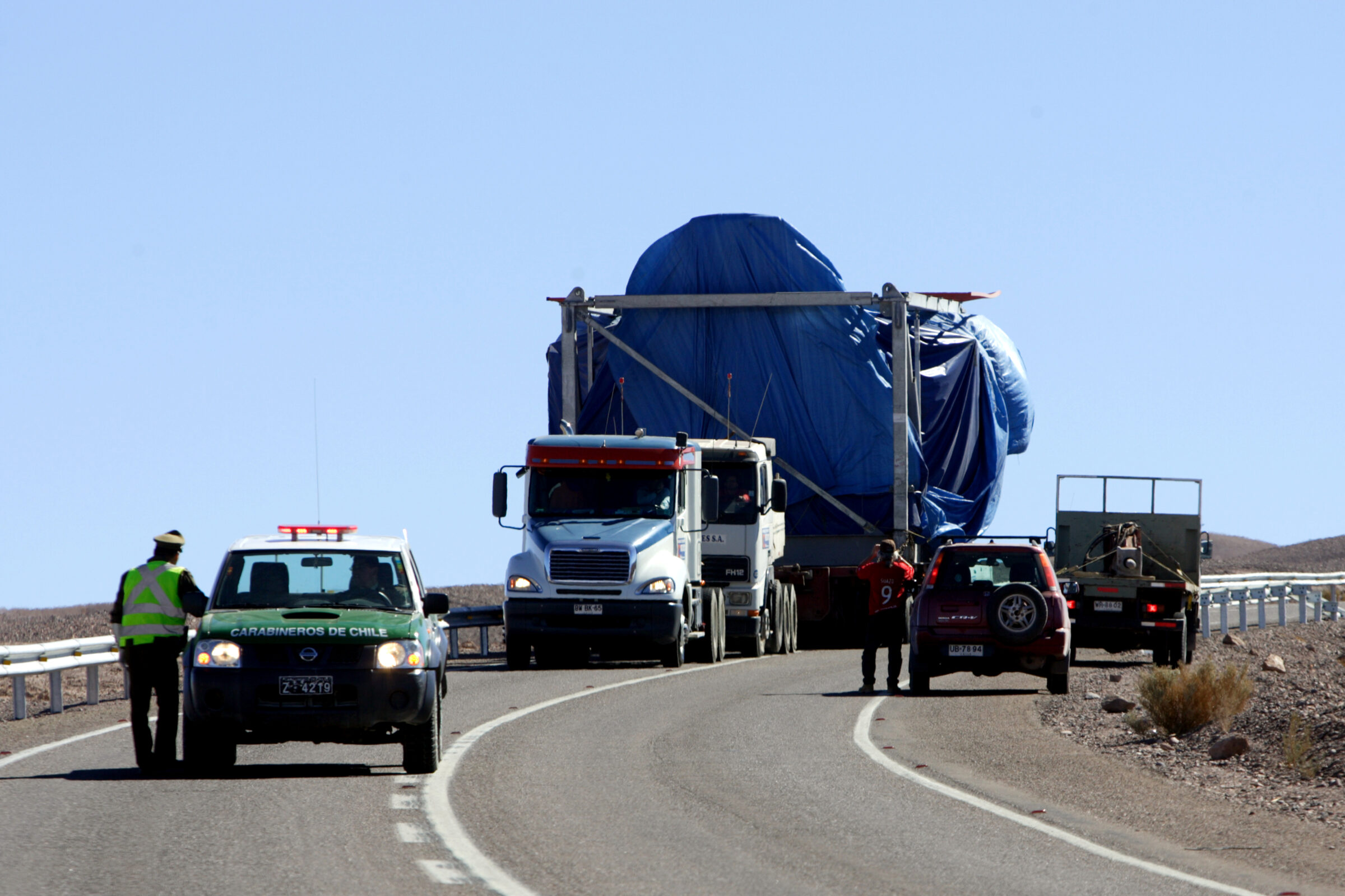 Llegada de antenas norteamericanas
