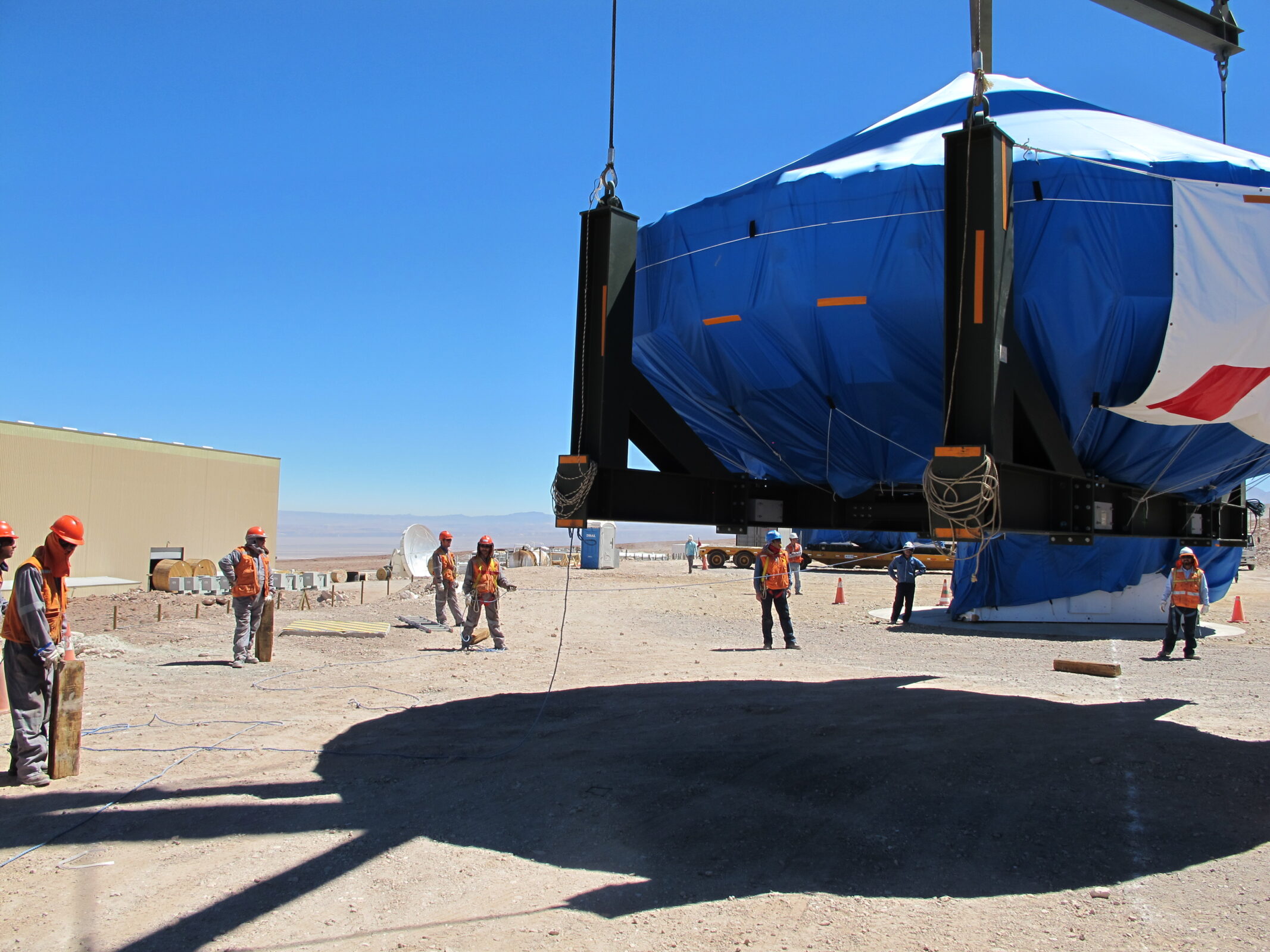 Llegó a Mejillones la primera antena