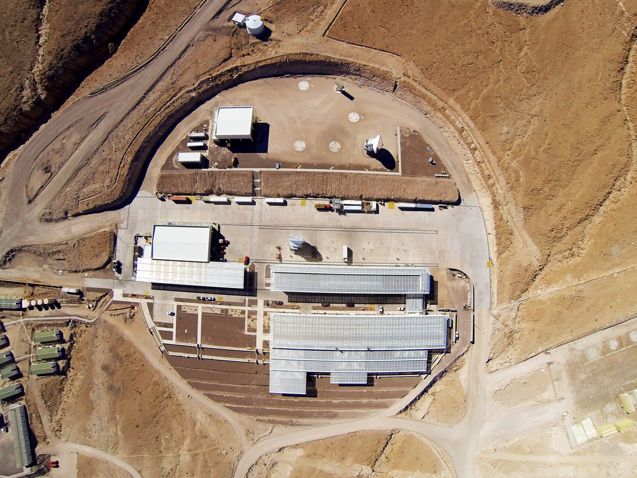 The entire ALMA Operations Center seen from above