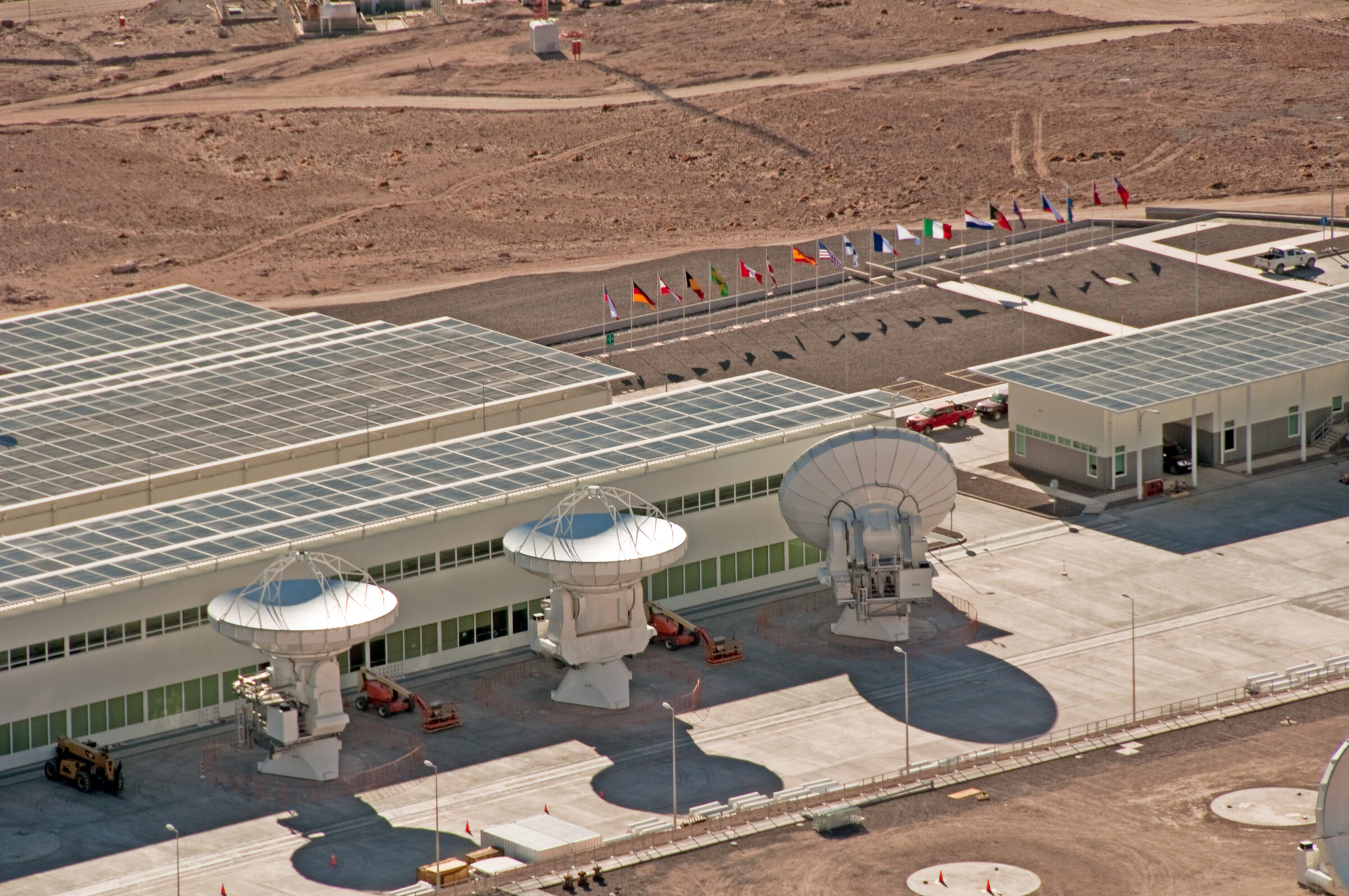 Aerial view of the ALMA Operations Support Facility
