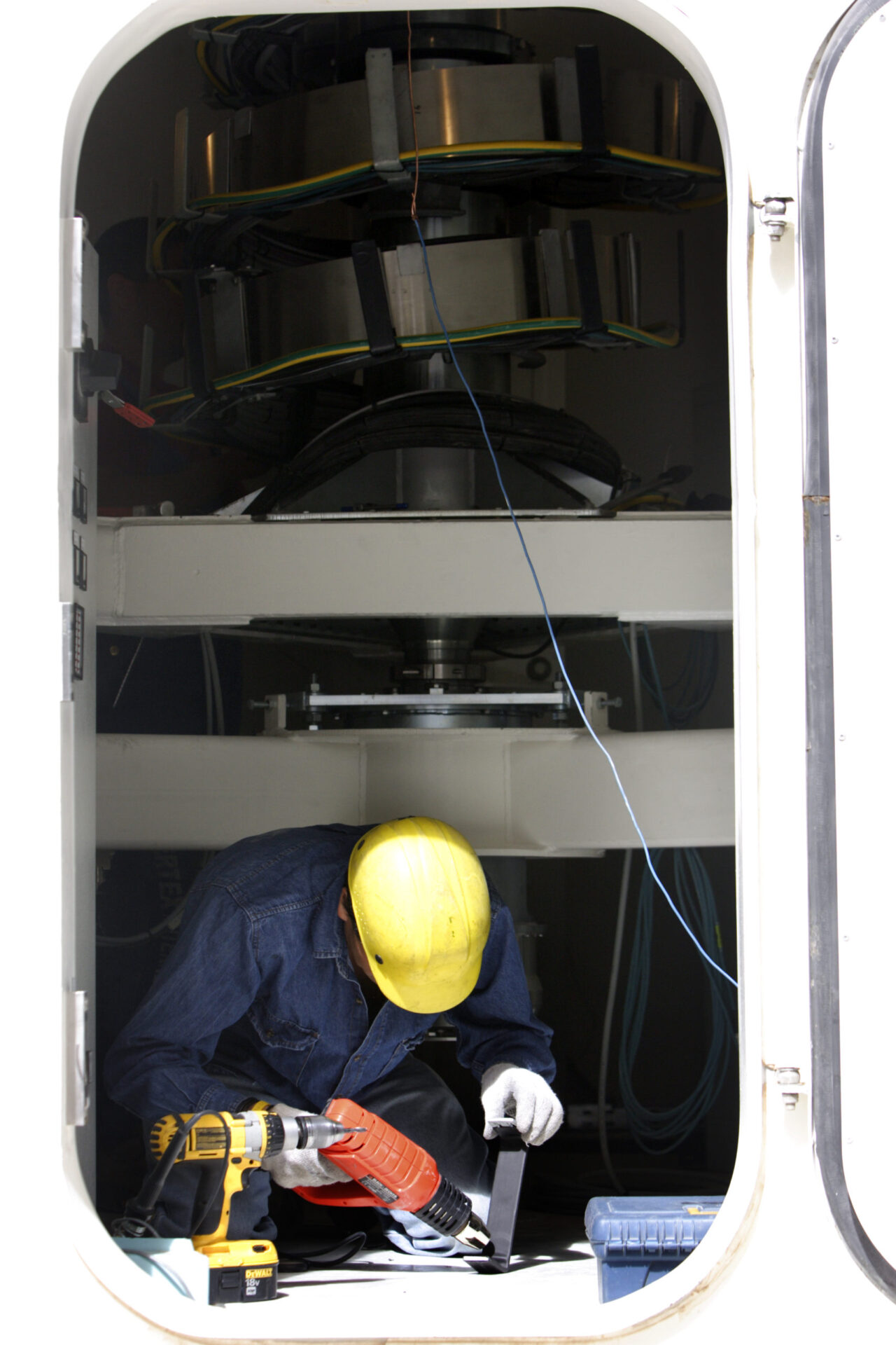 Trabajo en una antena
