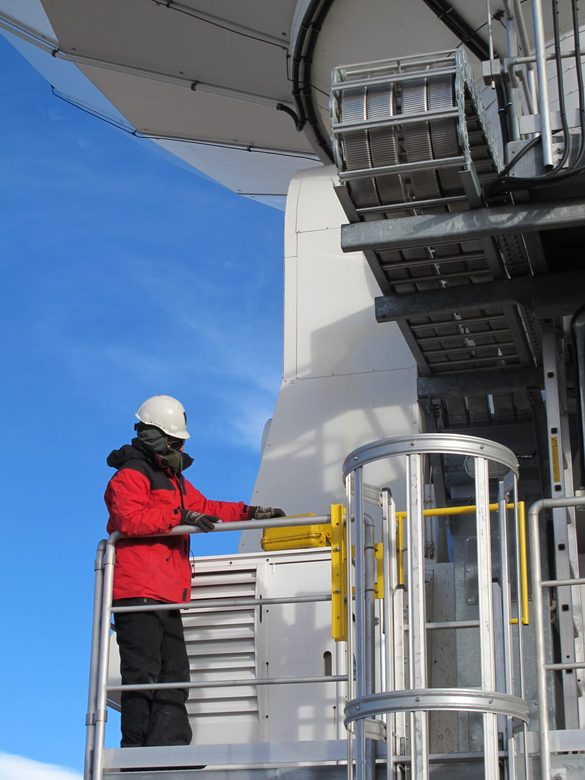 ALMA technician working
