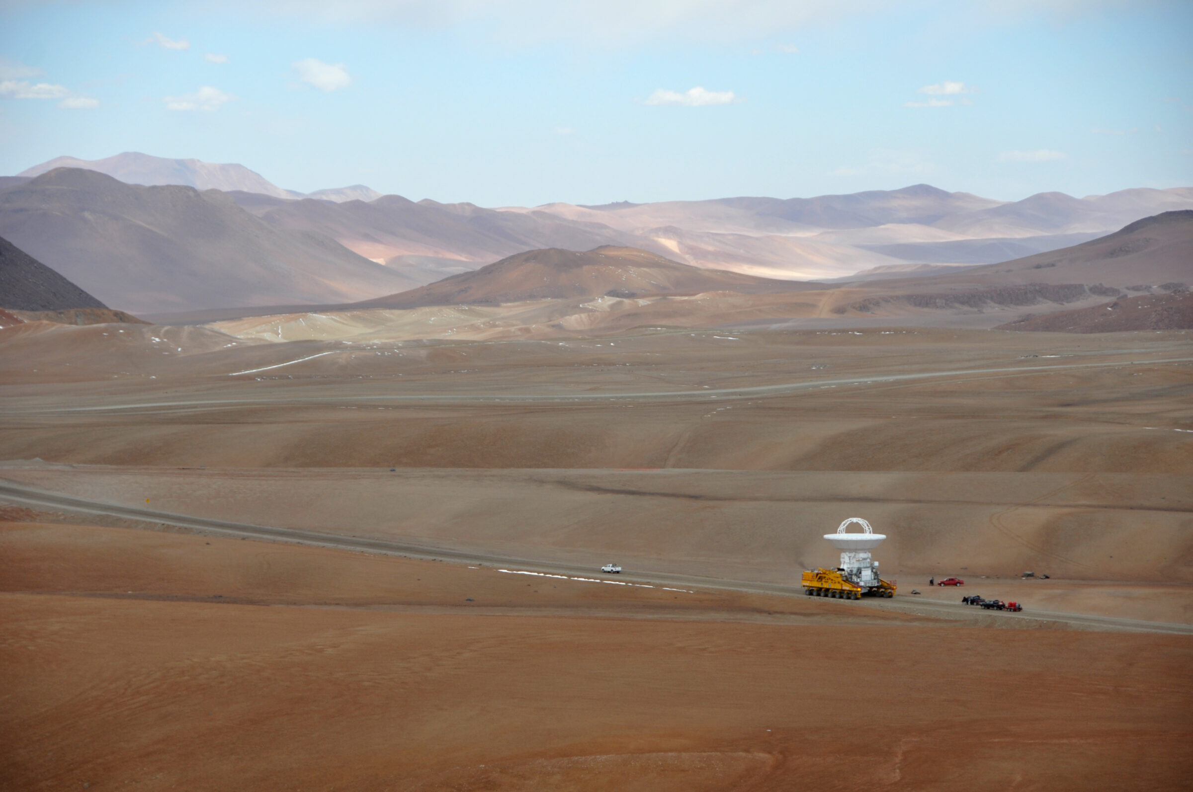 Primer movimiento a Chajnantor
